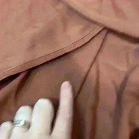 June and Hudson size medium rust colored wrap dress - Picture 5 of 11